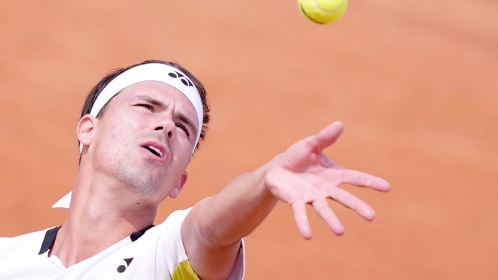 Daniel Altmaier trifft beim Turnier in Rom jetzt auf Alexander Zverev. Foto: Alfredo Falcone