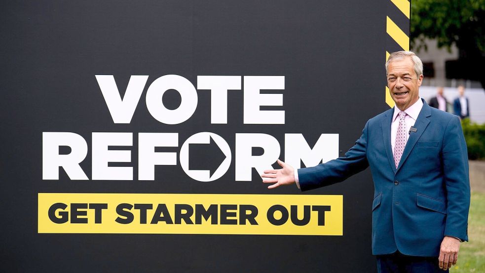 Brexit-Vorkämpfer Nigel Farage gibt sich siegessicher. Foto: Jordan Pettitt