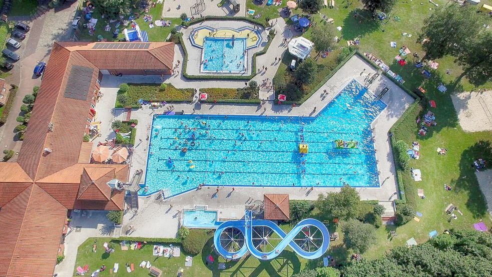Das Freibad in Hengstforde startet an diesem Sonnabend in die neue Saison. Foto: Gemeinde Apen