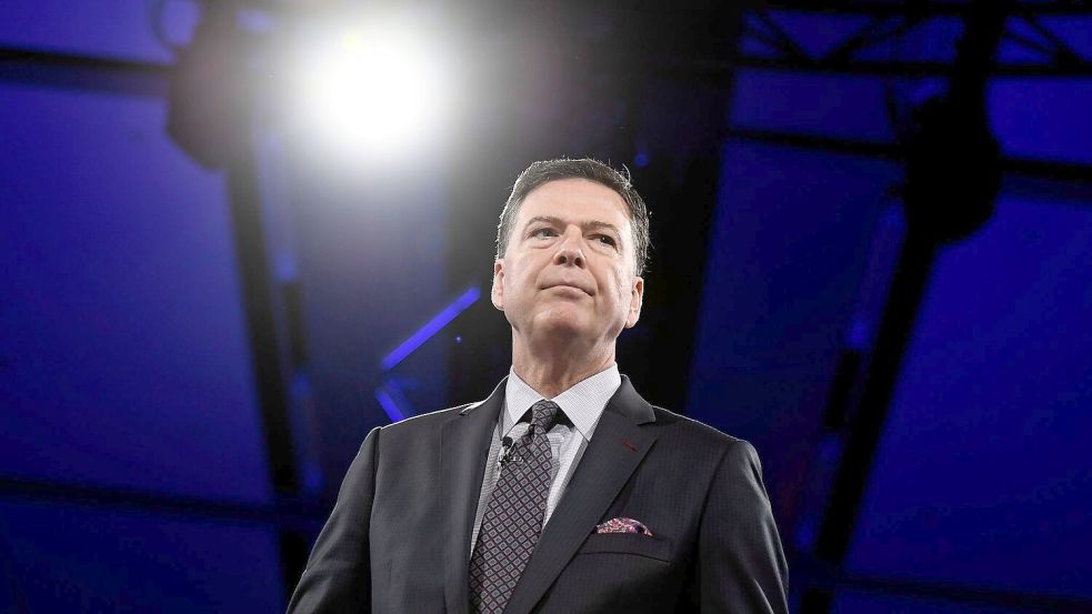 Ex-FBI-Chef Comey hat Ärger wegen eines Fotos von Muscheln am Strand. (Archivbild) Foto: Justin Tang/The Canadian Press/A