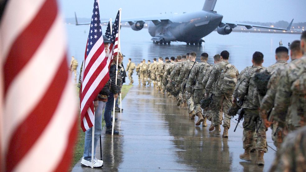 Nach Trumps Truppenabzugs-Ankündigung werden wieder Stimmen nach einer europäischen Verteidigungsunion laut. Foto: dpa/Hubert Delany Iii