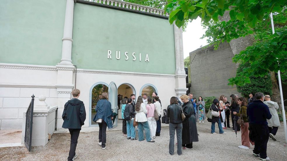 Unter anderem die Teilnahme Russlands an der Biennale sorgt für Ärger. Foto: Luca Bruno