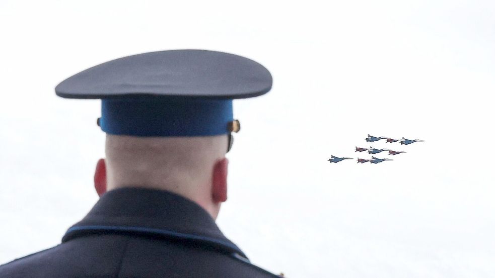 Am Tag des Sieges war die Lage angespannt in Russland. Foto: Maxim Shipenkov
