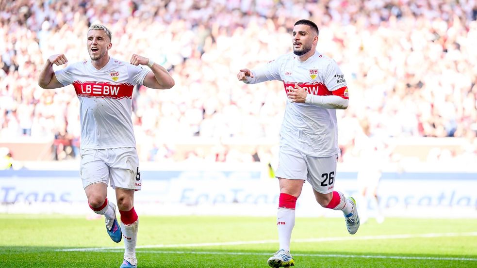 Der VfB hat beste Chancen auf Platz vier. Foto: Tom Weller
