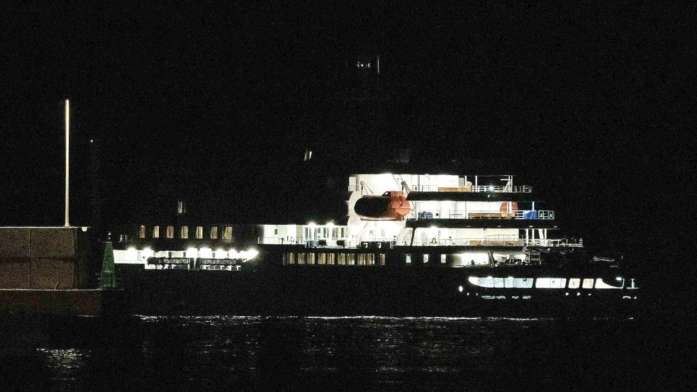 Die „Hondius“ ist nach ihrer Fahrt von Kap Verde eingetroffen. Foto: Ramon Van Flymen