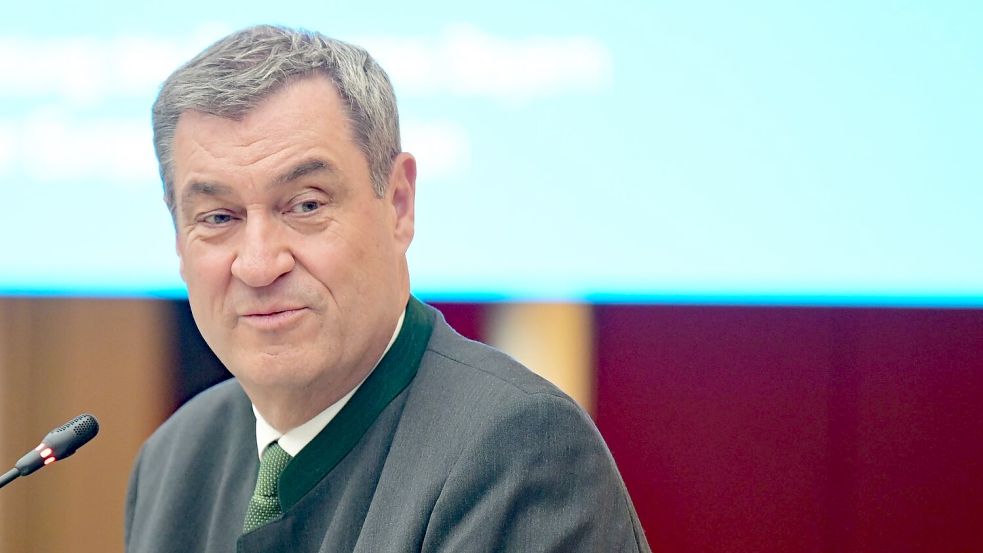 Bayerns Ministerpräsident Söder meint: Die Prämie ist vom Tisch. (Archivfoto) Foto: Malin Wunderlich