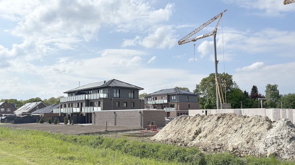 Blick in das Baugebiet Im Timp in Aurich. Foto: Mieke Matthes