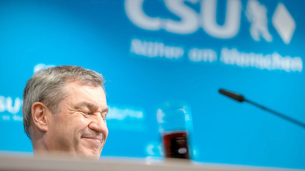 CSU-Chef Söder gibt der Entlastungsprämie keine Chance mehr Foto: Peter Kneffel
