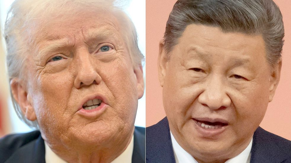 Wer hat die besseren Karten im Machtpoker – US-Präsident Donald Trump oder Chinas Staatschef Xi Jinping? Foto: IMAGO/Jim Watson/Anthony Kwan