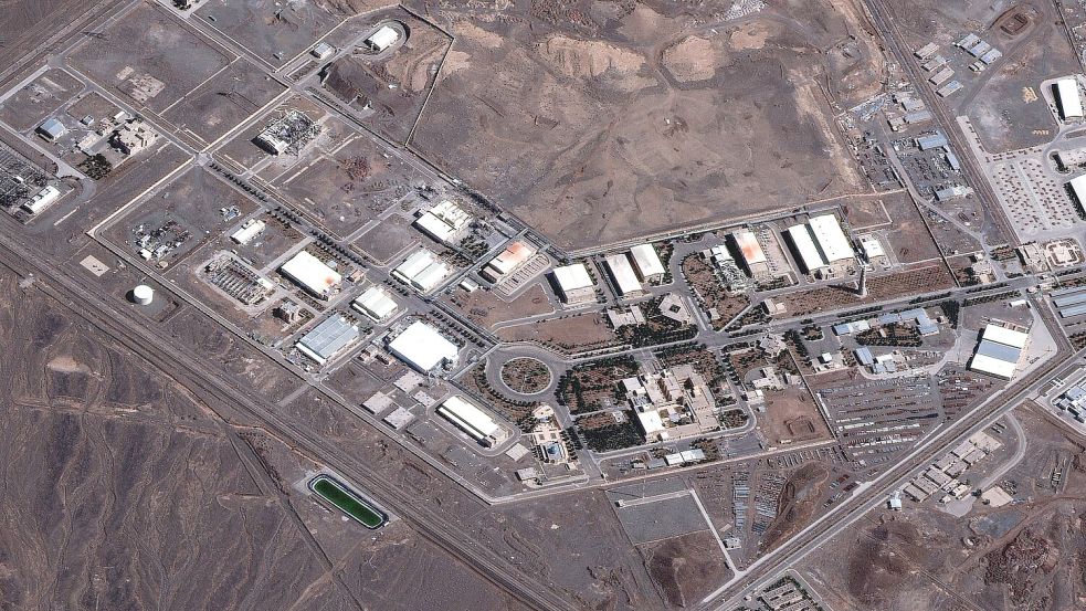 Die USA wollen das angereicherte Uran aus dem Iran herausholen. Foto: Uncredited/Vantor/dpa
