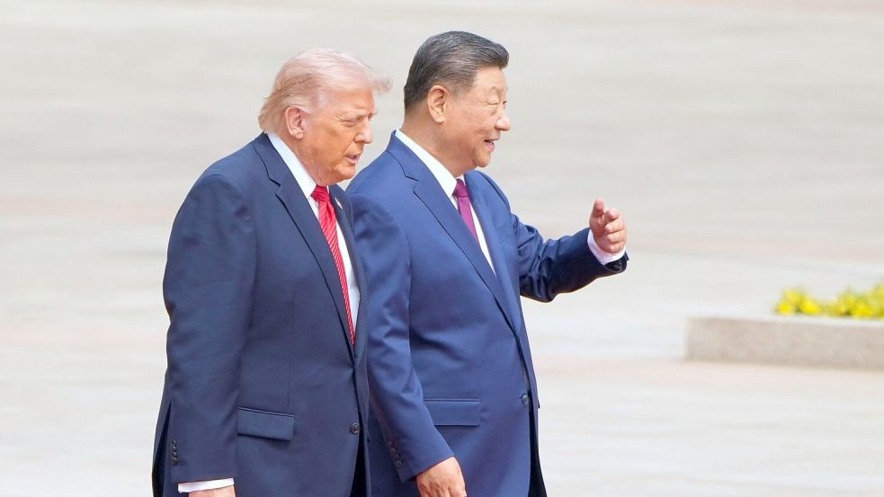 Xi und Trump hatten sich zuvor im Oktober in Südkorea getroffen. Foto: Mark Schiefelbein