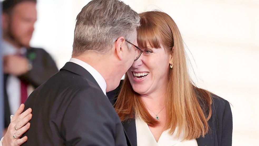 Auch das Verhältnis zwischen Premier Keir Starmer (links) und seiner Ex-Stellvertreterin Angela Rayner war einmal besser. (Archivfoto) Foto: Chris Jackson/Getty Pool/AP/dpa