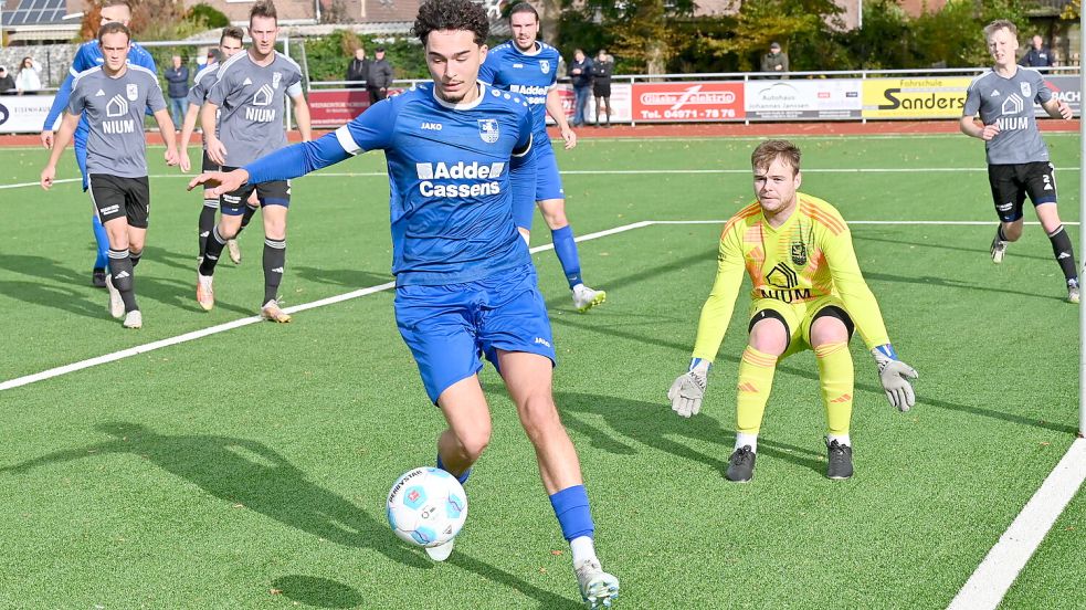 Mittelfeldspieler Isaiah Stainbank wechselt vom TuS Esens zu GW Firrel. Archivfoto: Doden/Emden