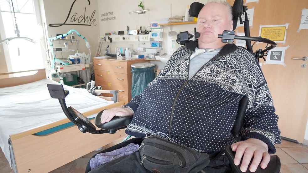 Seit Herbst 1999 ist Franz Benten aus Wieste auf den Rollstuhl angewiesen.