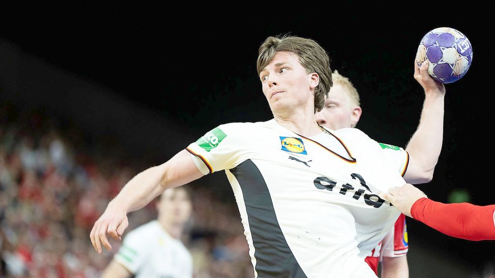 Gehörte zu den besten Spielern im DHB-Team: Nils Lichtlein. Foto: Claus Bech