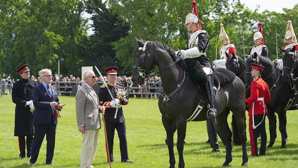 König Charles III. bei der Royal Windsor Horse Show. Foto: Aaron Chown