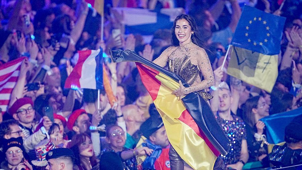 Sarah Engels nahm den drittletzten Platz pragmatisch hin - sie habe alles gegeben. Foto: Georg Hochmuth