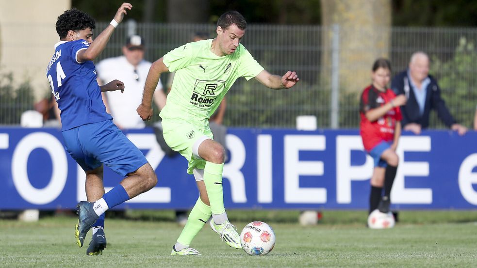 Beim letzten Ostfriesland-Cup kam es im Halbfinale zum Duell zwischen GW Firrel und BW Borssum. Während Firrel als Landesligist sicher qualifiziert ist, wäre Borssum als aktuell Zehnter momentan nicht dabei. Archivfoto: Doden/Emden