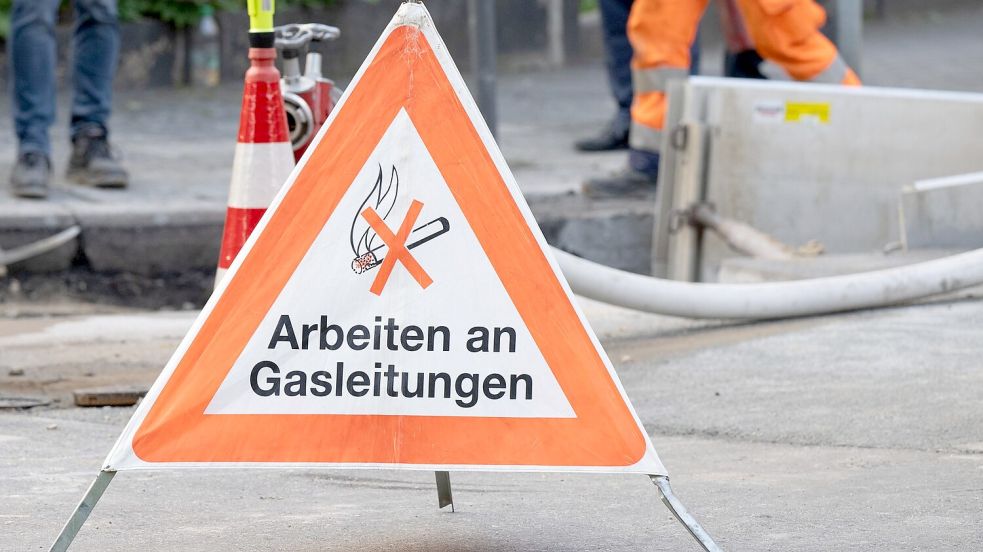 Die Gasleitungen wurden vorübergehend abgestellt. Foto: Sebastian Kahnert