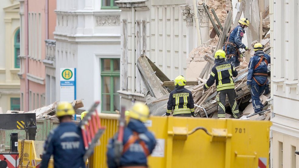 Die Vermisstensuche lief unter Hochdruck. Foto: Sebastian Willnow/dpa