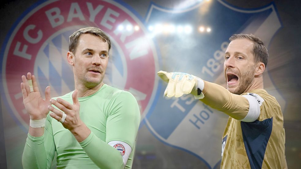 Manuel Neuer (links)soll nach zwei Jahren Nationalmannschafts-Ruhestand wieder als Nummer eins zurück in die deutsche Nationalmannschaft zurückkehren. Der Leidtragende ist Oliver Baumann (rechts) von der TSG Hoffenheim. Collage: Imago