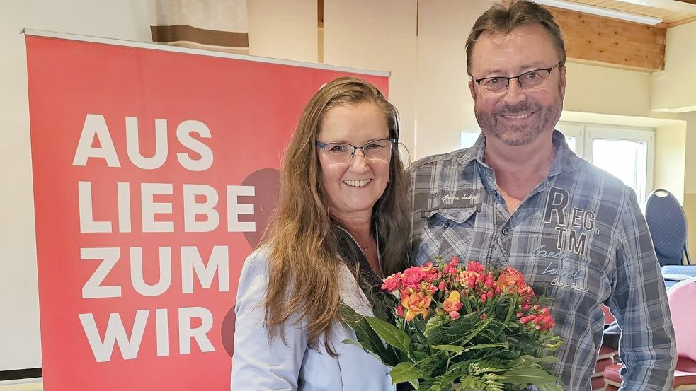 Auch ihr Mann gratulierte Maria Winter zur Nominierung. Foto: SPD