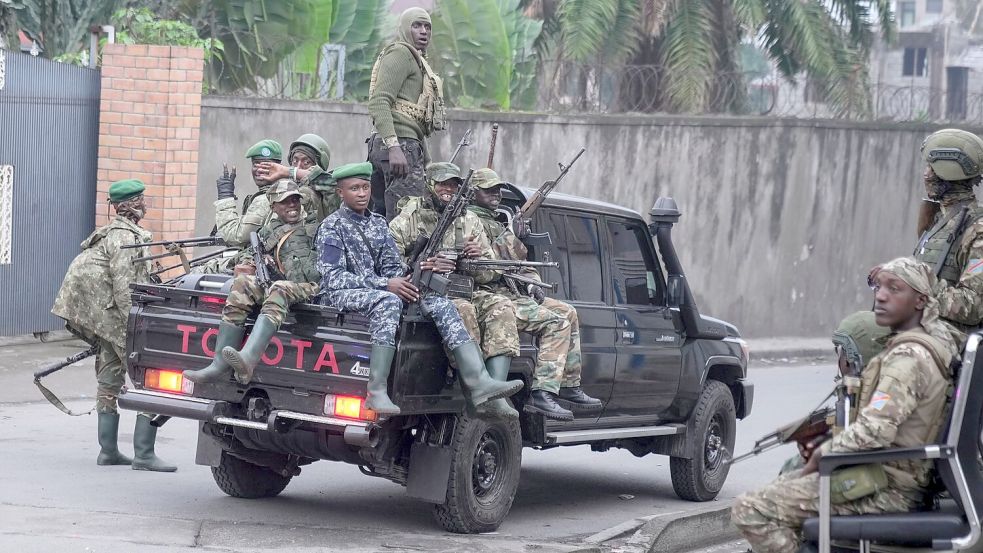 Die Miliz M23 kontrolliert große Teile der Kivu-Provinzen im Ostkongo. (Archivbild) Foto: Brian Inganga/AP/dpa