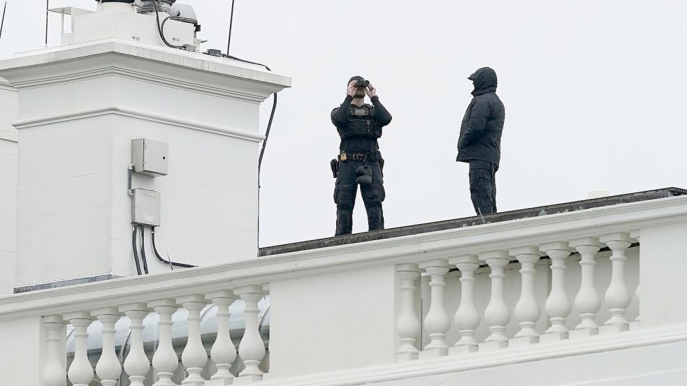 Der Secret Service reagierte. Foto: Jose Luis Magana