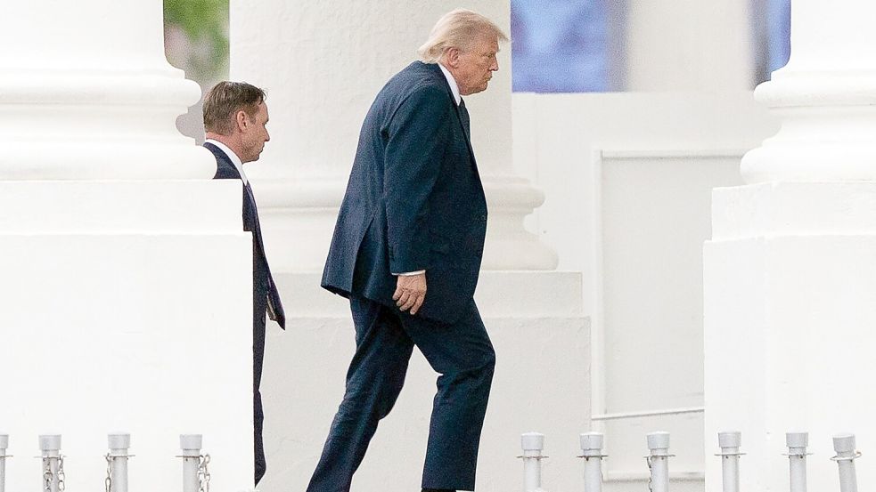 US-Präsident Trump zufolge ist ein Rahmenabkommen mit dem Iran „weitgehend“ ausgehandelt. Foto: Jose Luis Magana