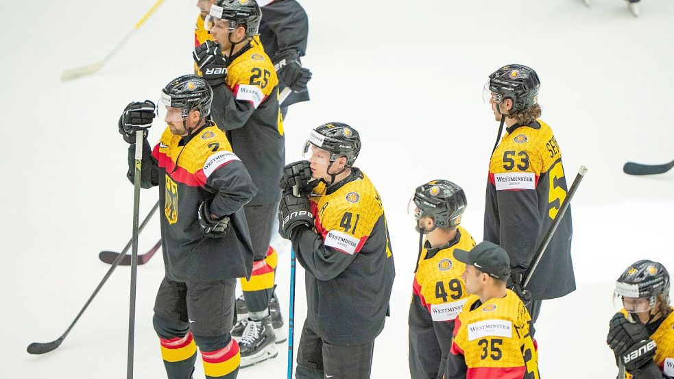 Bereits im vergangenen Jahr schied die Eishockey-Nationalmannschaft nach der Vorrunde aus. Foto: Bo Amstrup/Ritzau Scanpix Foto/d