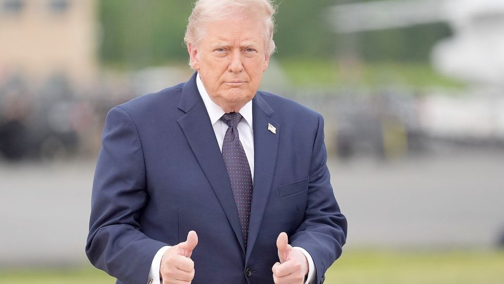 Wie nah ist eine erste Einigung im Iran-Krieg? Erst sagte Trump, ein Rahmenabkommen mit dem Iran sei weitgehend ausgehandelt - nun bremst er die Erwartungen wieder. (Archivbild) Foto: Alex Brandon