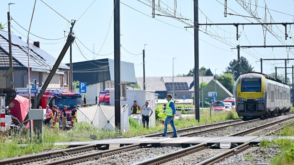Der Unfall ereignet sich Medienberichten zufolge gegen 8.15 Uhr. Foto: Dirk Waem