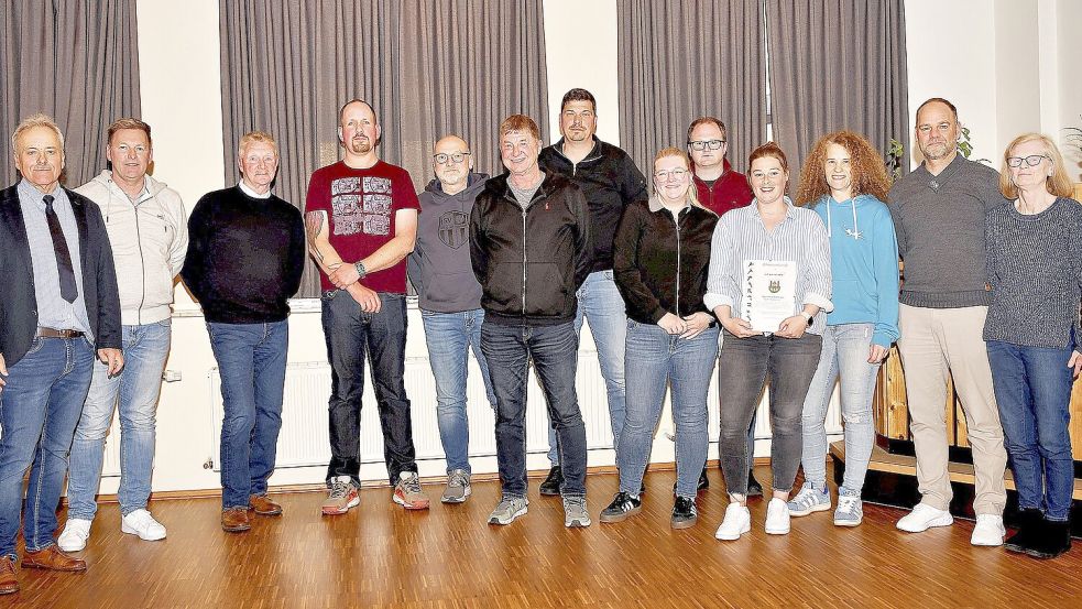 Die Frauen und Männer des Sportwochenteams vom SV Holtland bewiesen Organisationstalent. Foto: Melchert Stromann