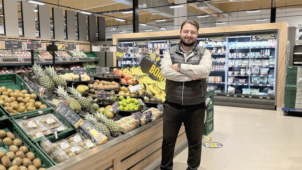 Freut sich auf Borssum und seine erste Selbstständigkeit: Egzon Hamza. Fotos: Stephanie Schuurman
