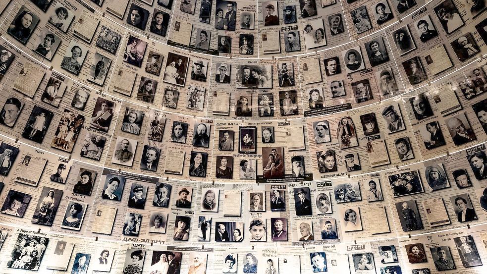 Die Halle der Namen in der Holocaust-Gedenkstätte Yad Vashem in Jerusalem. (Archivbild) Foto: Fabian Sommer