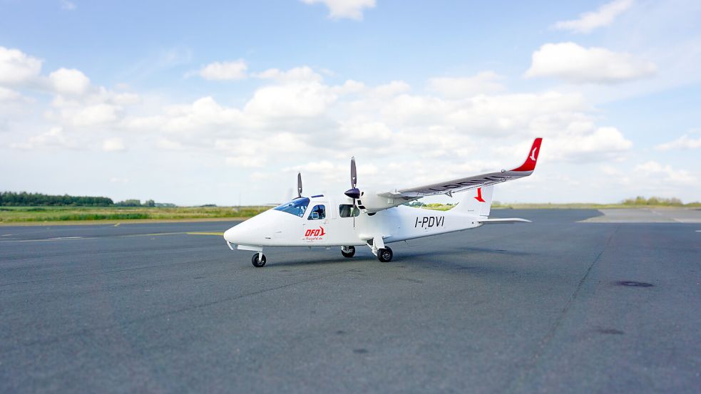 Die neuen Inselflieger des OFD: Die Tecnam-Maschinen sind zwar schon da, müssen aber noch von der Luftfahrtbehörde zugelassen werden. Foto: OFD