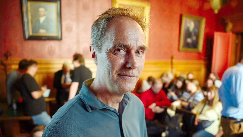 Zufrieden mit dem Ergebnis: Eckart Maudrich, Sprecher der Bürgerinitiative „NOlympia“ Foto: Gregor Fischer