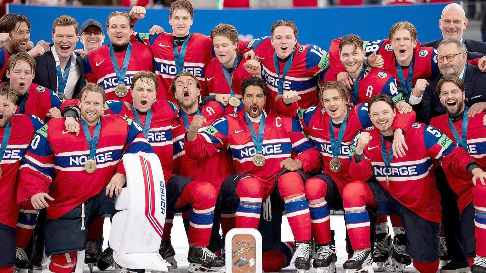 Norwegen krönt sich mit der ersten WM-Medaille. Foto: Claudio Thoma