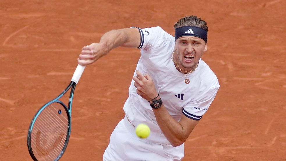 Zverev peilt in Paris seinen ersten Grand-Slam-Turniersieg an. Foto: Thibault Camus