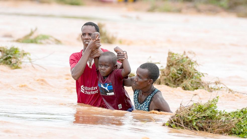 In Teilen Afrikas führt El Nino zu Überschwemmungen (Archivbild) Foto: Brian Inganga/AP/dpa