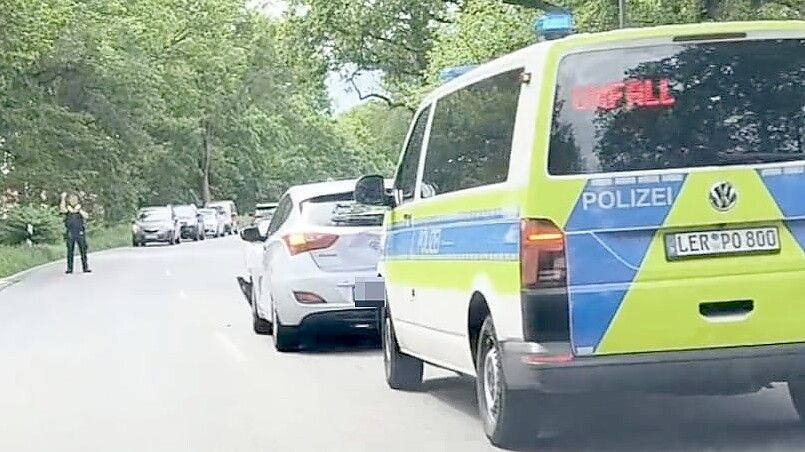 Am Montagnachmittag kam es zu einem Unfall auf der Bundesstraße 438 in Collinghorst. Foto: Daniel Grüneke