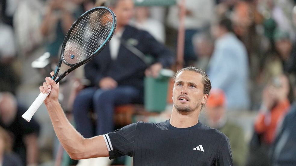 Alexander Zverev will auch im Halbfinale der French Open jubeln. Foto: Thibault Camus