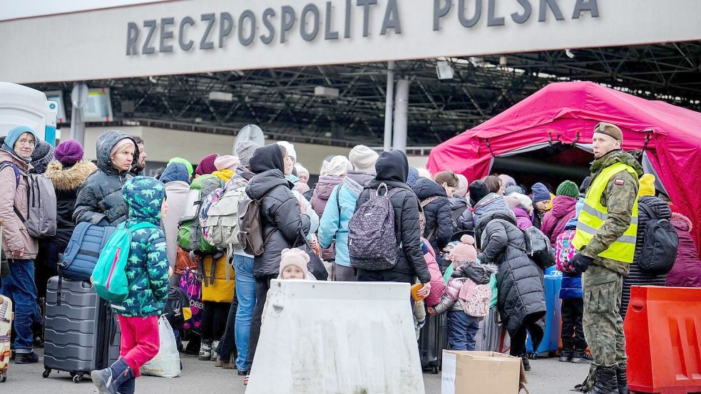 Die Mehrheit der erwachsenen Flüchtlinge aus der Ukraine, die in Deutschland leben, sind Frauen. (Archivbild) Foto: Kay Nietfeld/dpa