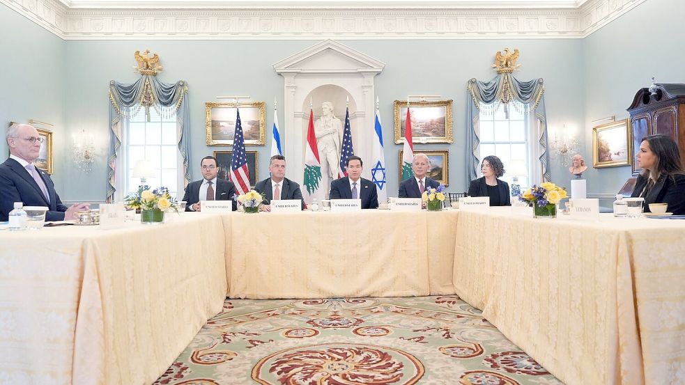 Israel und der Libanon haben sich bei Gesprächen in Washington auf eine Umsetzung der Waffenruhe geeinigt. Foto: Jacquelyn Martin