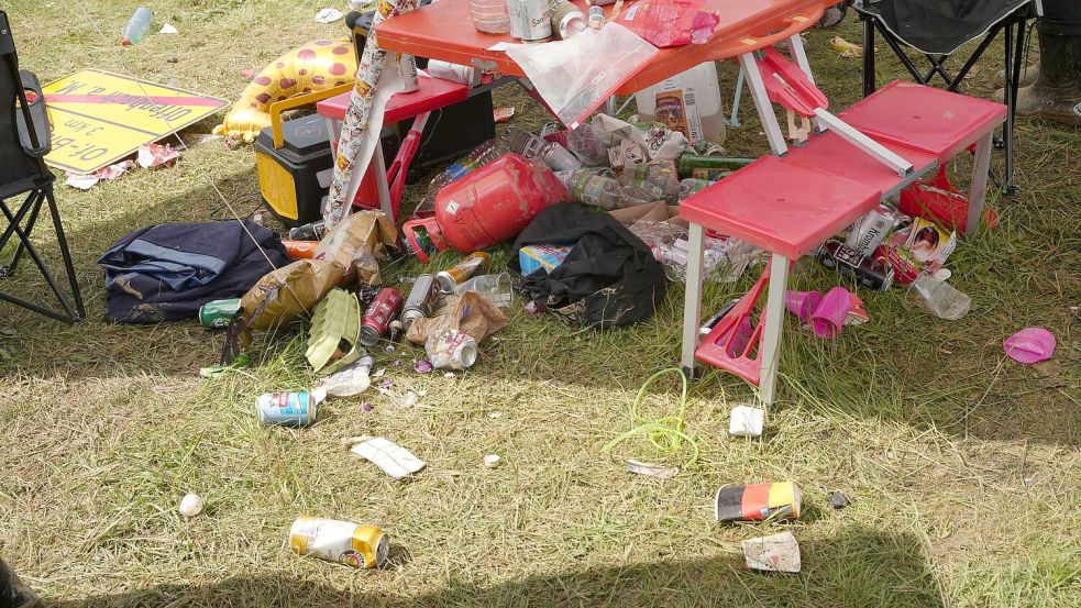 Die Deutsche Umwelthilfe kritisiert große Musikfestivals für ihr Müllmanagement. Foto: Thomas Frey