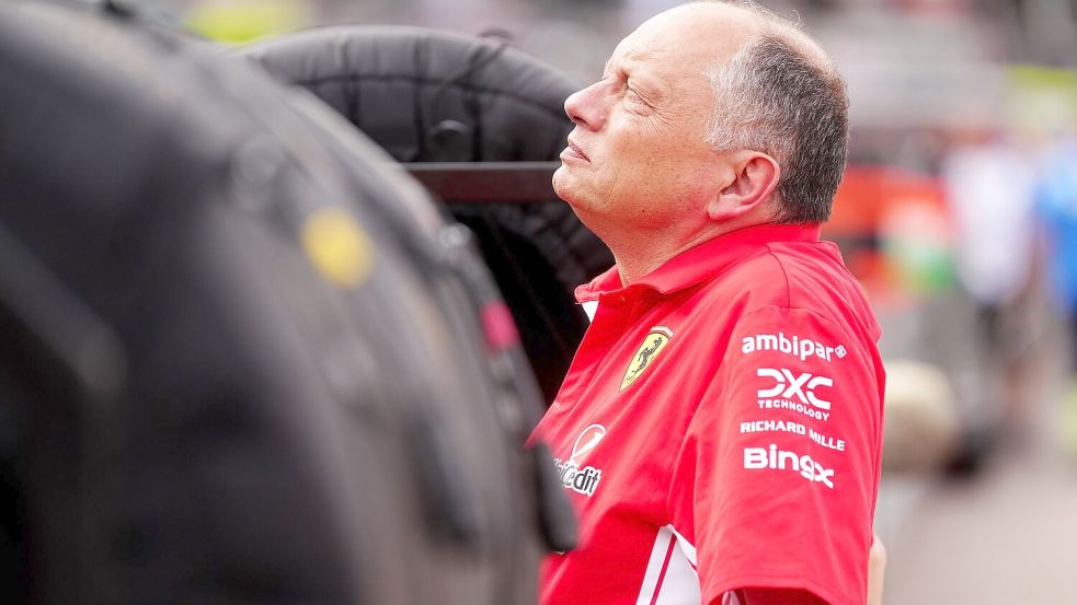 Ferrari-Teamchef Frédéric Vasseur muss in einer Klinik behandelt werden. Foto: David Davies