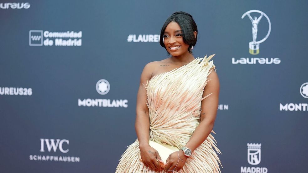 Turnerin Simone Biles hat von einem schwerwiegenden Notfall berichtet. (Archivbild) Foto: Manu Fernandez