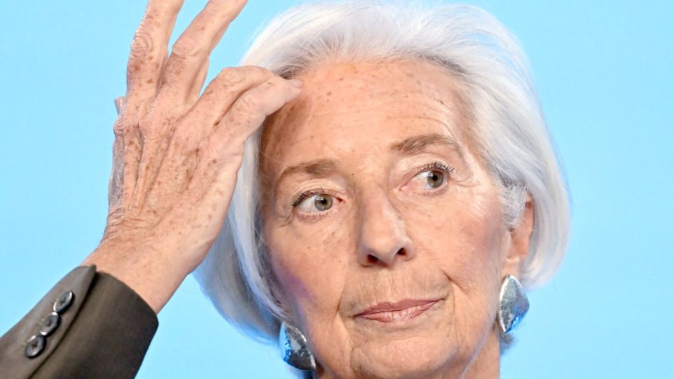EZB-Präsidentin Christine Lagarde will die Inflation im Euroraum im Zaum zu halten. (Archivbild) Foto: Florian Wiegand
