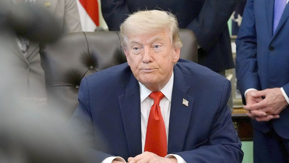 US-Präsident Trump stellt einmal mehr ein baldiges Rahmenabkommen mit dem Iran in Aussicht. Foto: Jacquelyn Martin/AP/dpa