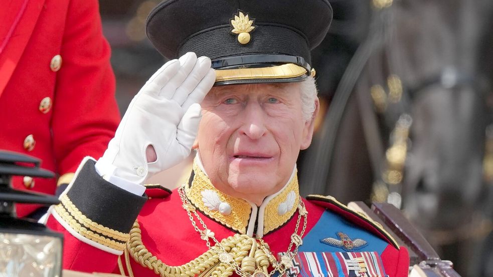Die Geburtstagsparade findet jedes Jahr zu Ehren des britischen Monarchen statt. Foto: Kirsty Wigglesworth